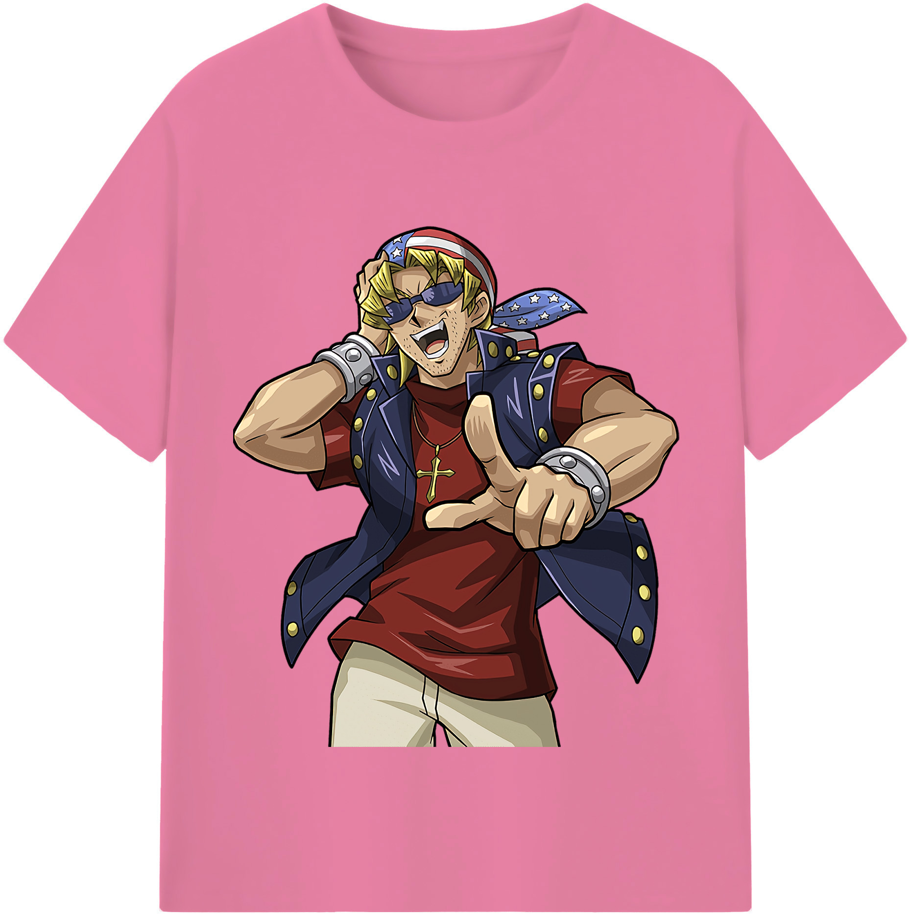 （画像用） 遊☆戯☆王 Yu-Gi-Oh! 綿100％半袖Tシャツ（フロントプリント）